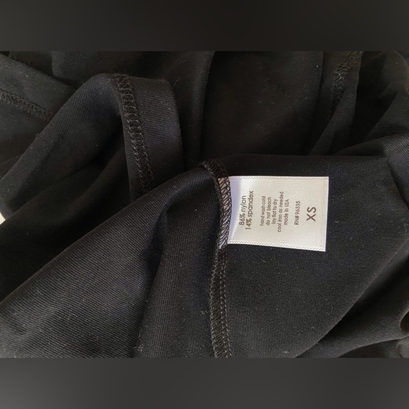 Black midi dress with slit - Picture 5 of 5